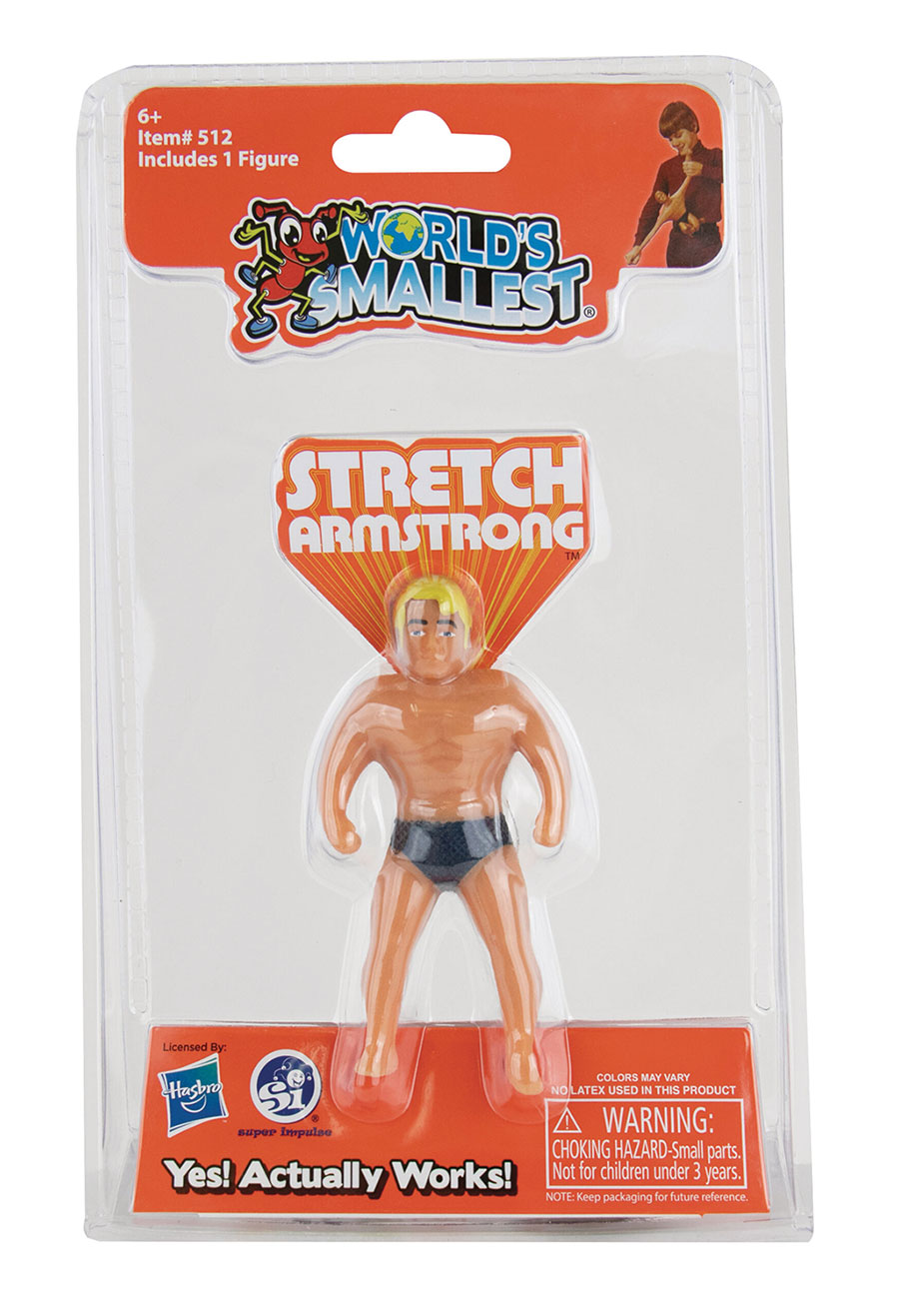 Worlds Smallest Stretch Armstrong Action Figure