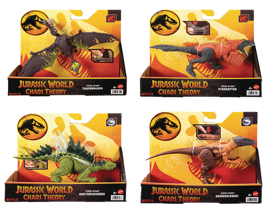 Jurassic World Strike Attack Dinosaur Figure Assortment Case