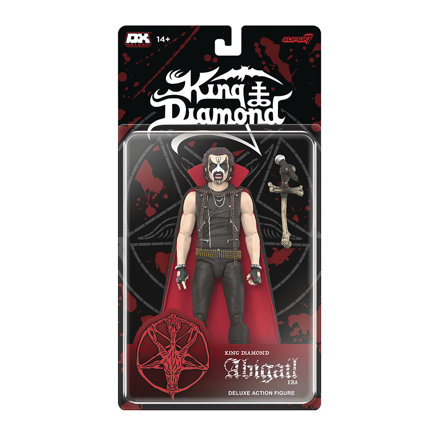 King Diamond Deluxe Wave 1 King Diamond (Abigail Era) 7-Inch Action Figure