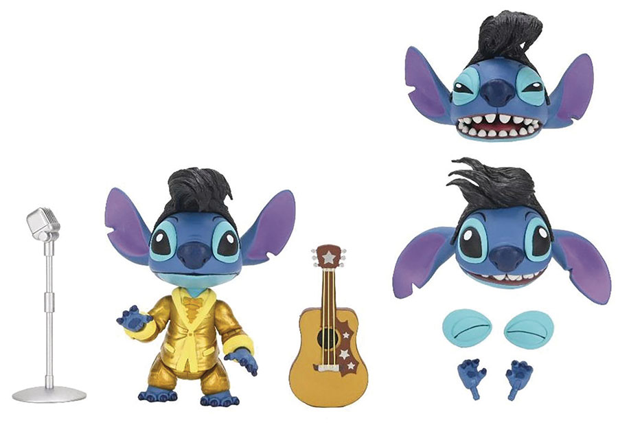 Lilo & Stitch Ultimate Gold Suit Elvis Stitch 7-Inch Action Figure