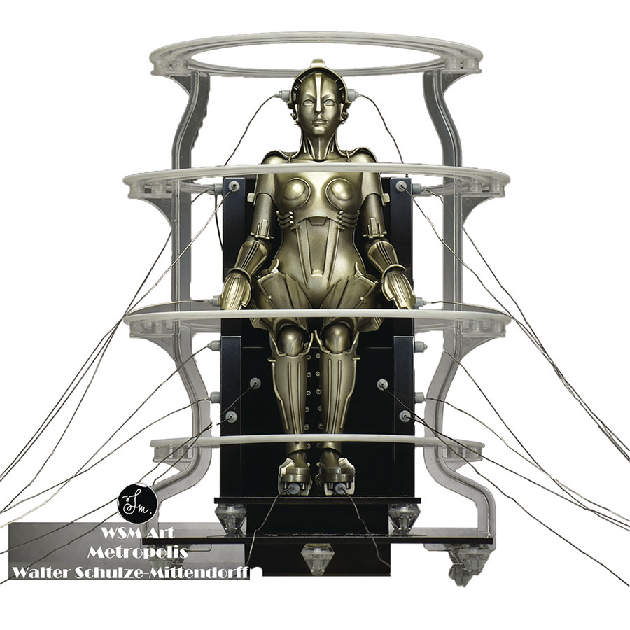 Metropolis Maschinenmensch Seated 1/8 Scale Plastic Model Kit