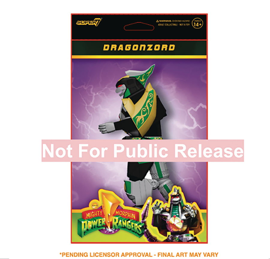 Mighty Morphin Power Rangers ReAction Figure - Dragonzord