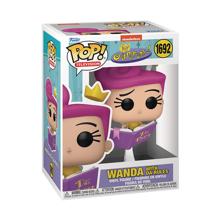 POP Animation Fairly Oddparents Wanda With Da Rules Vinyl Figure