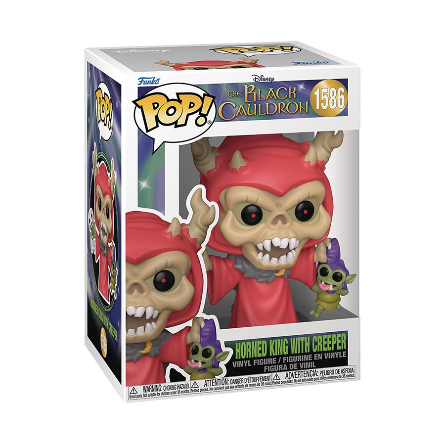 POP Disney Black Cauldron Horned King With Creeper Vinyl Figure