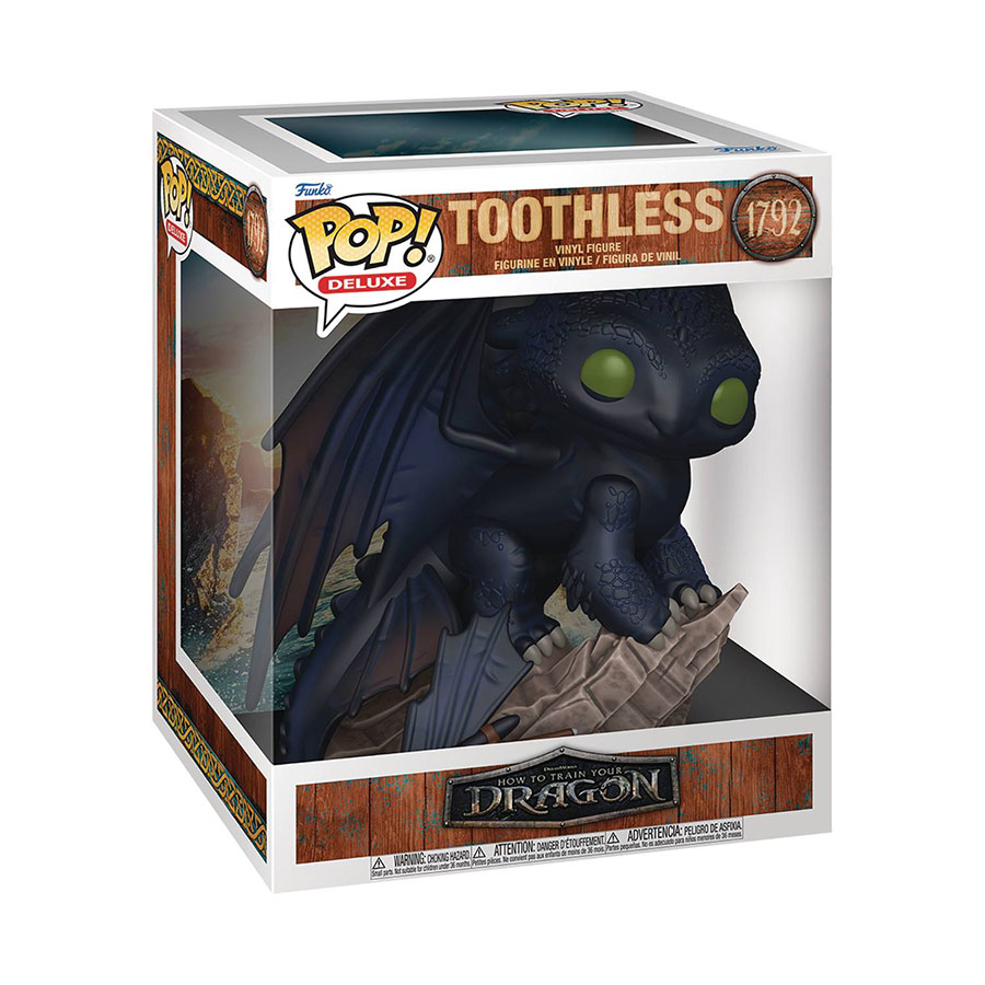 POP Deluxe How To Train Your Dragon (Live Action) Toothless Vinyl Figure