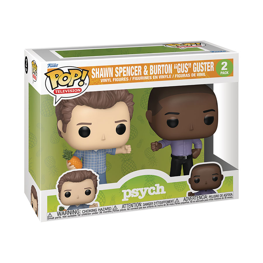 POP Television Psych Shawn & Gus 2-Pack Vinyl Figure