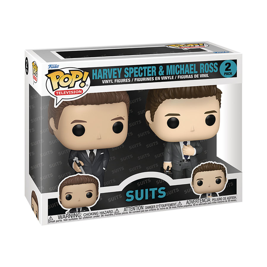 POP Television Suits Harvey Specter & Michael Ross 2-Pack Vinyl Figure
