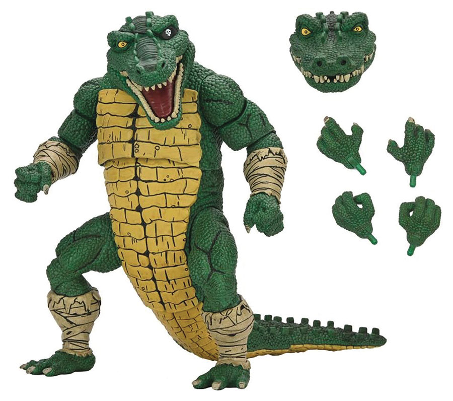 Teenage Mutant Ninja Turtles Mirage Comics Leatherhead Deluxe 7-Inch Action Figure