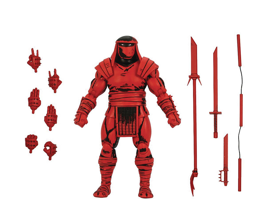 Teenage Mutant Ninja Turtles Mirage Comics Red And Black Foot Enforcer 7-Inch Action Figure