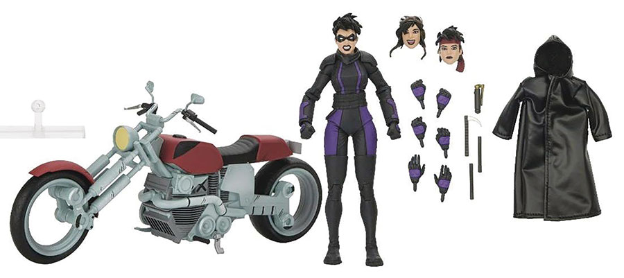 Teenage Mutant Ninja Turtles The Last Ronin Casey Marie With Motorcycle 7-Inch Action Figure