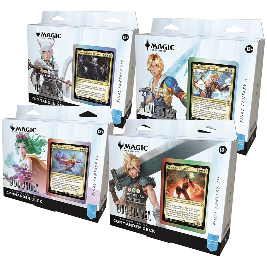 MTG CCG FINAL FANTASY COLL DECK CARTON (4CT) (C: 1-1-2)