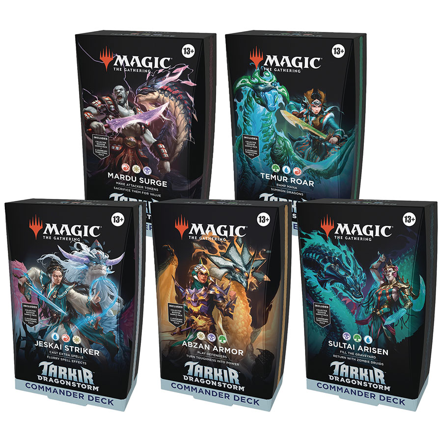 Magic The Gathering Tarkir Dragonstorm Commander Deck Carton
