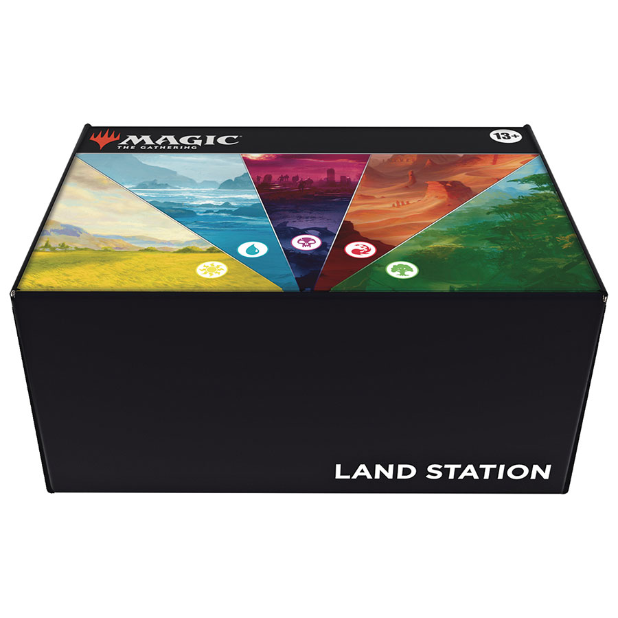 Magic The Gathering Tarkir Dragonstorm Land Station Display (4-Count)