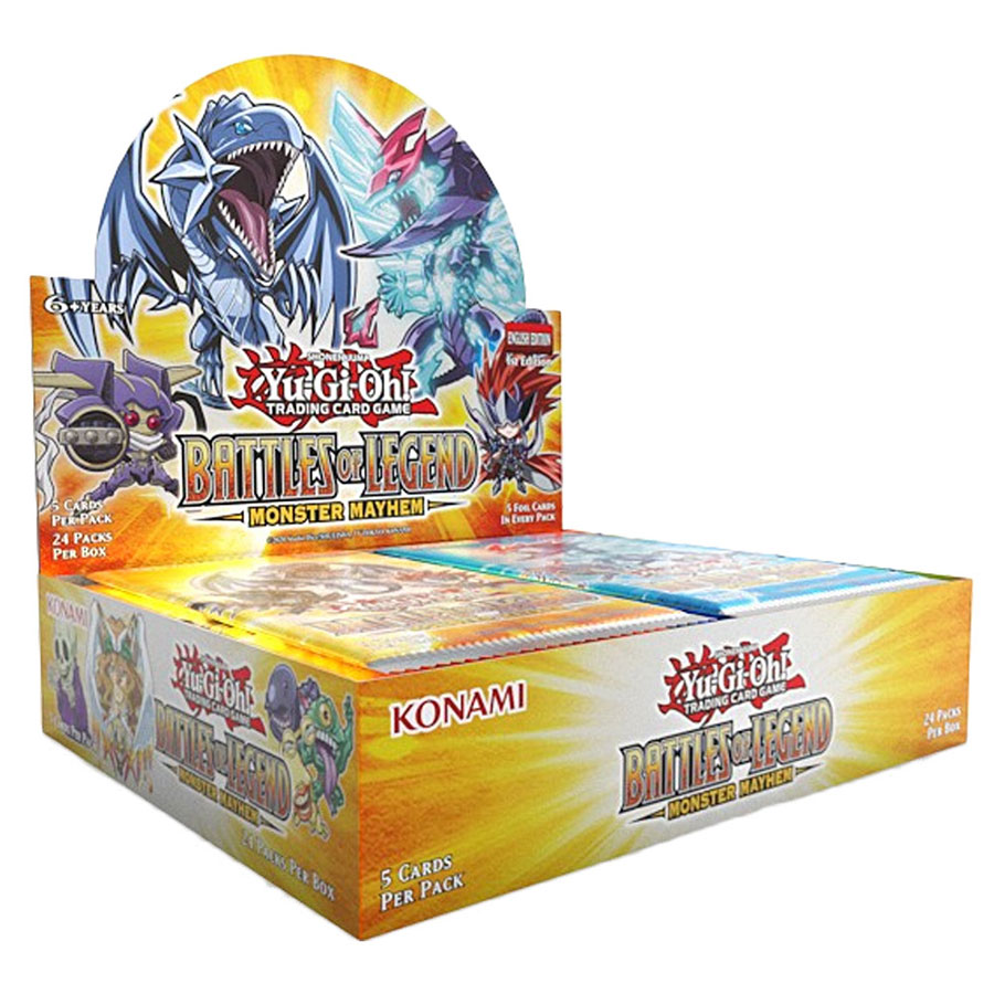 Yu-Gi-Oh Battles Of Legend Monster Mayhem Booster Box Display (24-Count)