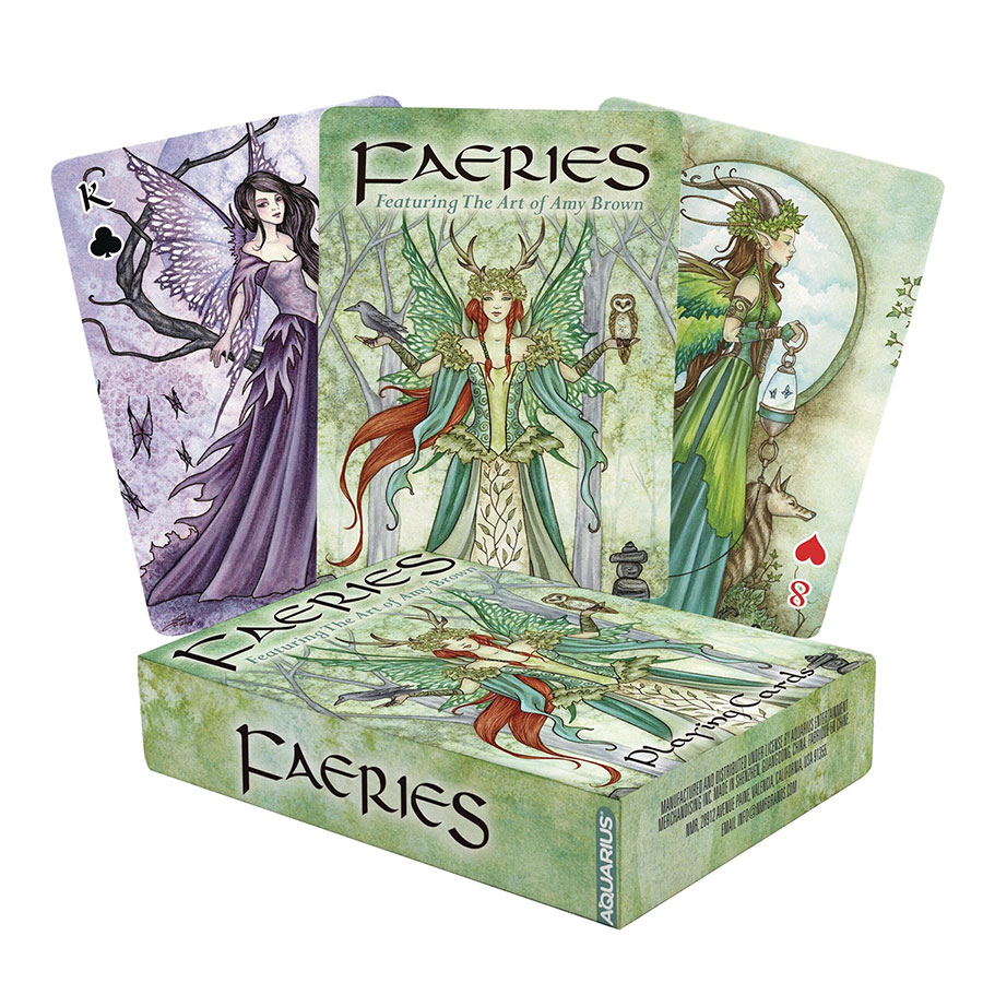Amy Brown Faeries Playing Cards