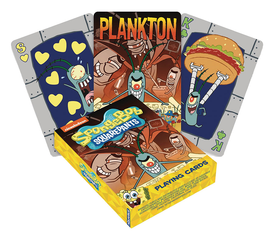 SpongeBob SquarePants Plankton Playing Cards