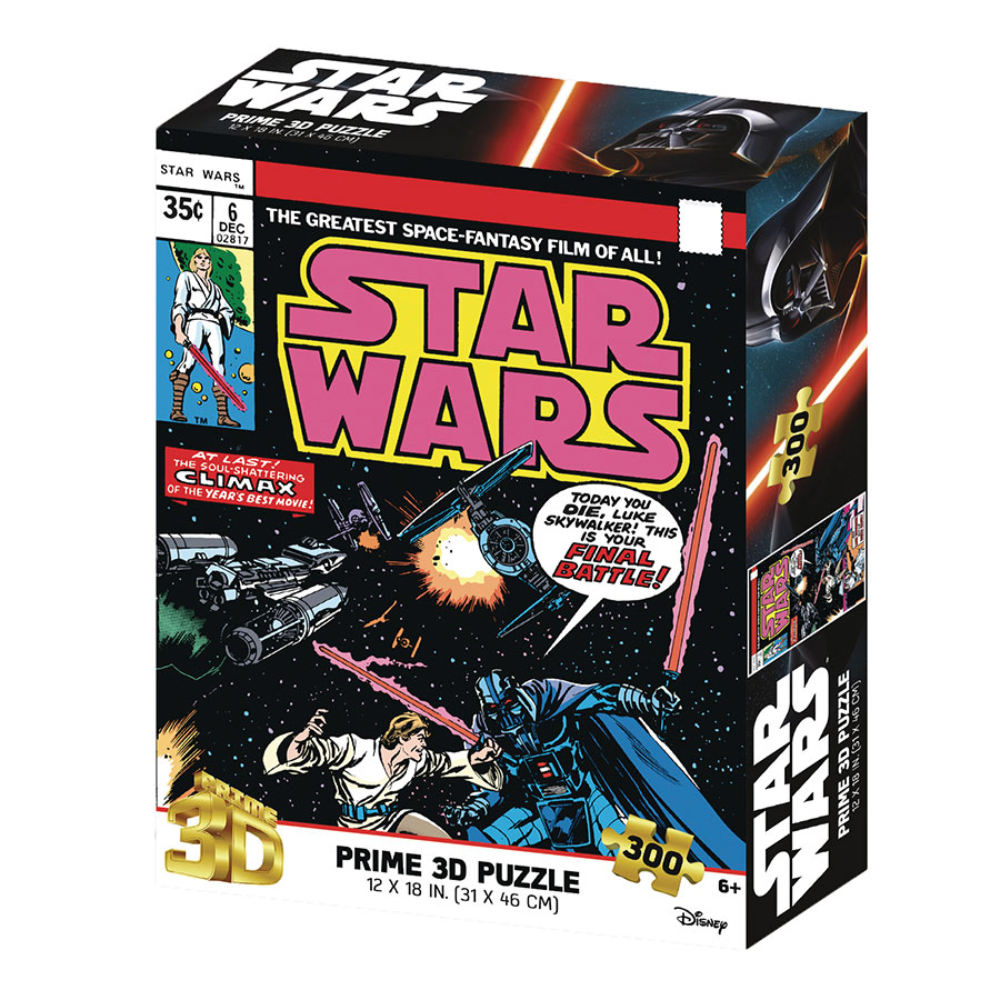 Star Wars Marvel #6 Cover Previews Exclusive 300-Piece Lenticular Puzzle