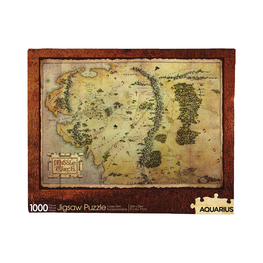 Hobbit Map 1000-Piece Jigsaw Puzzle