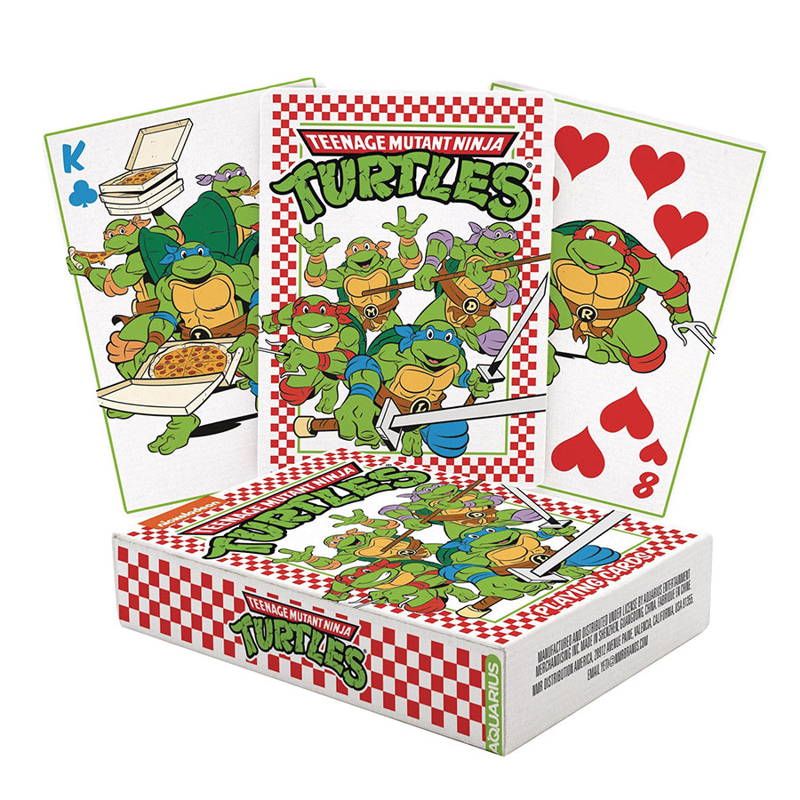 Teenage Mutant Ninja Turtles Pizza Playing Cards