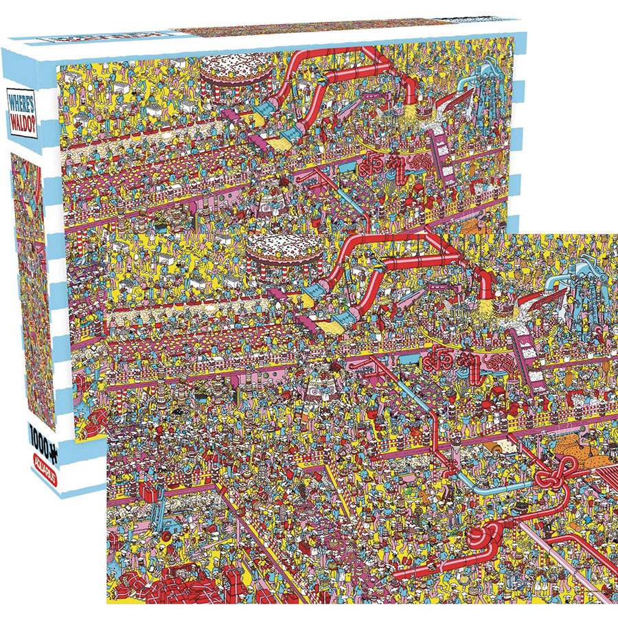 Wheres Waldo Cake Factory 1000-Piece Jigsaw Puzzle