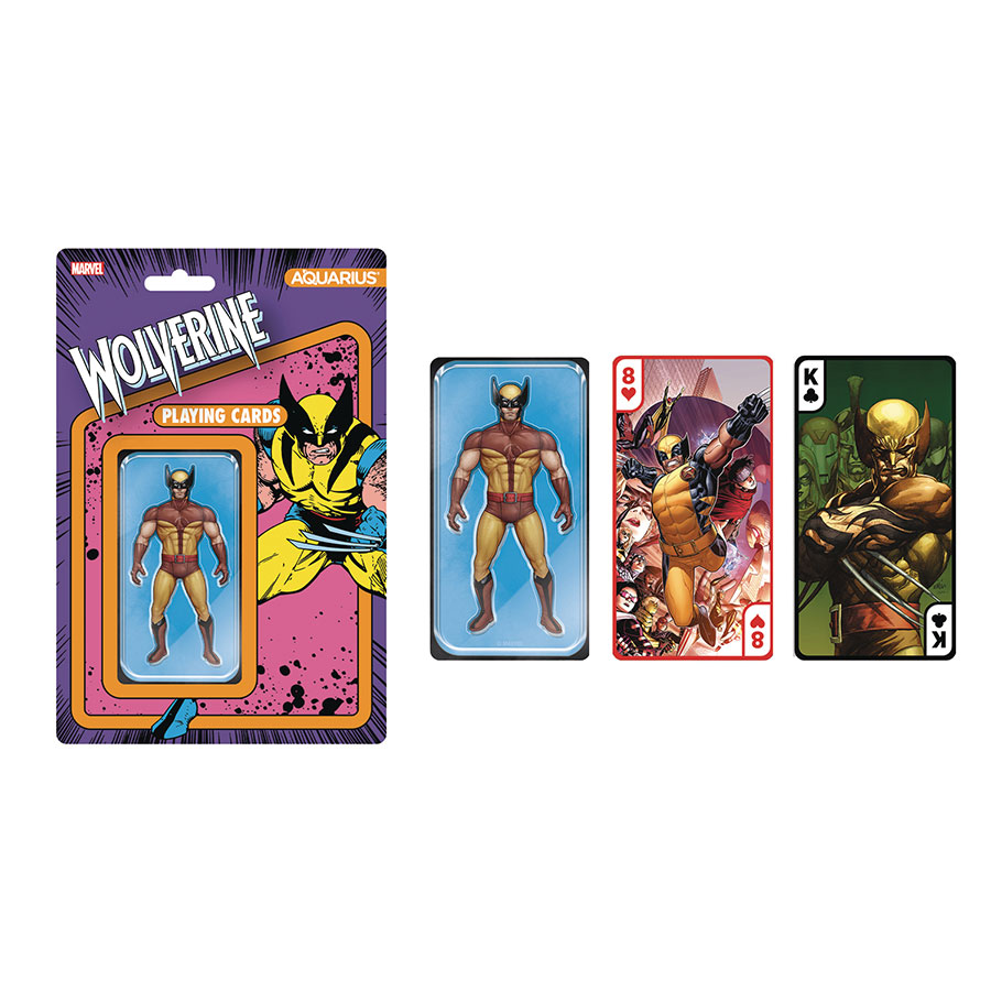 Wolverine Action Figure Playing Cards