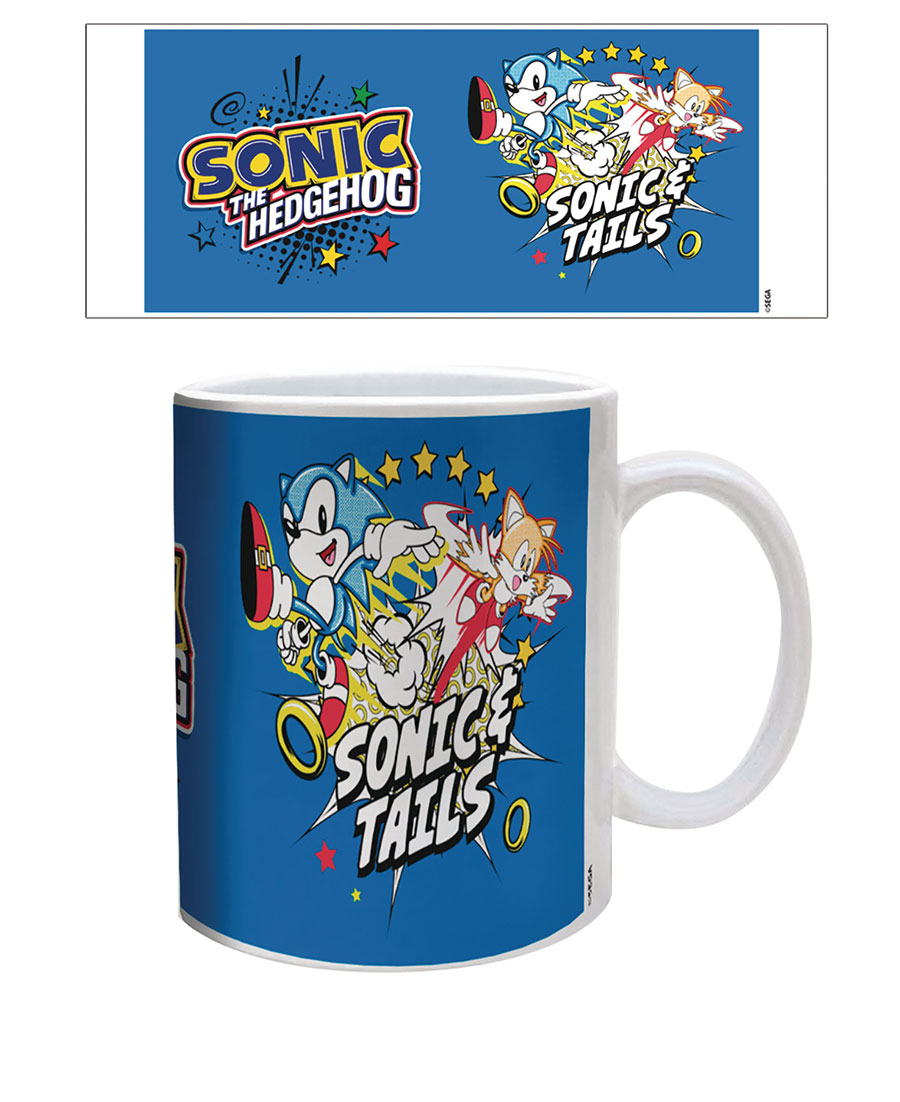 Sonic And Tails 15-Ounce Ceramic Mug