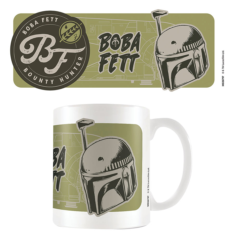 Star Wars Boba Fett Technical 11-Ounce Ceramic Mug