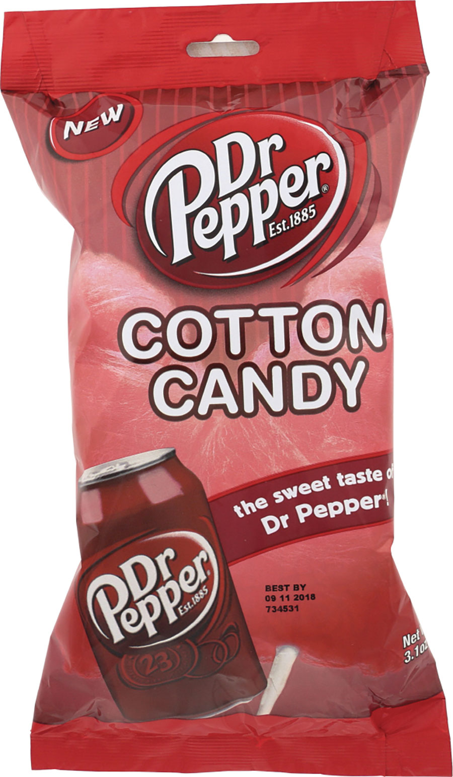 Dr Pepper Cotton Candy 3-Ounce 12-Piece Case