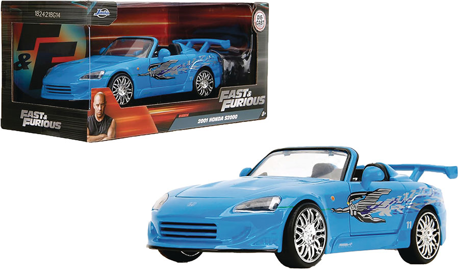 Fast And The Furious Honda S2000 With Integra Graphics 1/24 Scale Die-Cast Vehicle