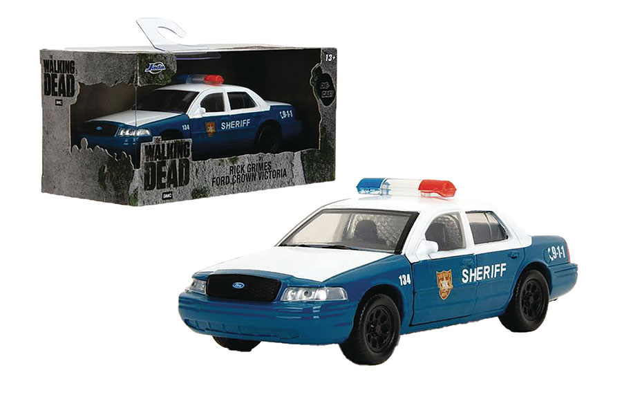 Hollywood Rides Walking Dead Ford Crown Victoria 1/32 Scale Die-Cast Vehicle