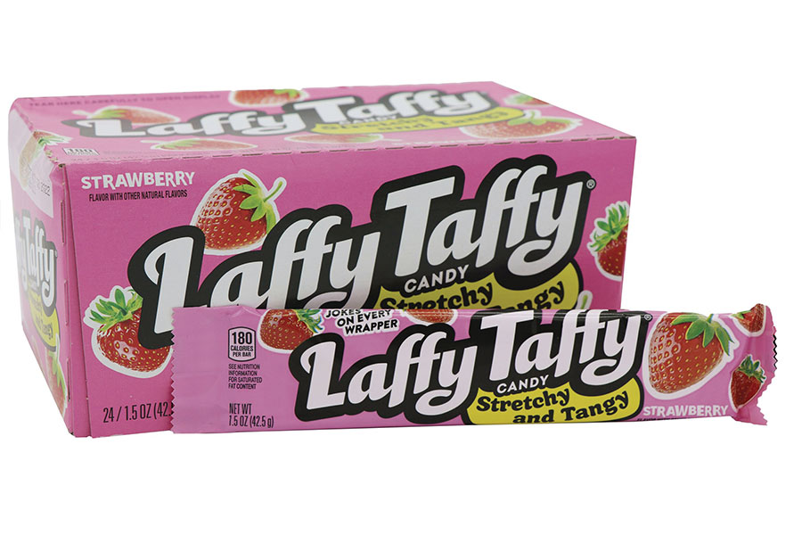 Laffy Taffy Bar Strawberry Candy 24-Piece Case