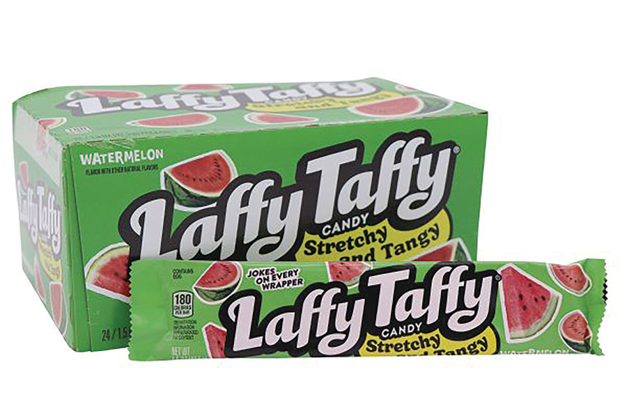 Laffy Taffy Bar Watermelon Candy 24-Piece Case