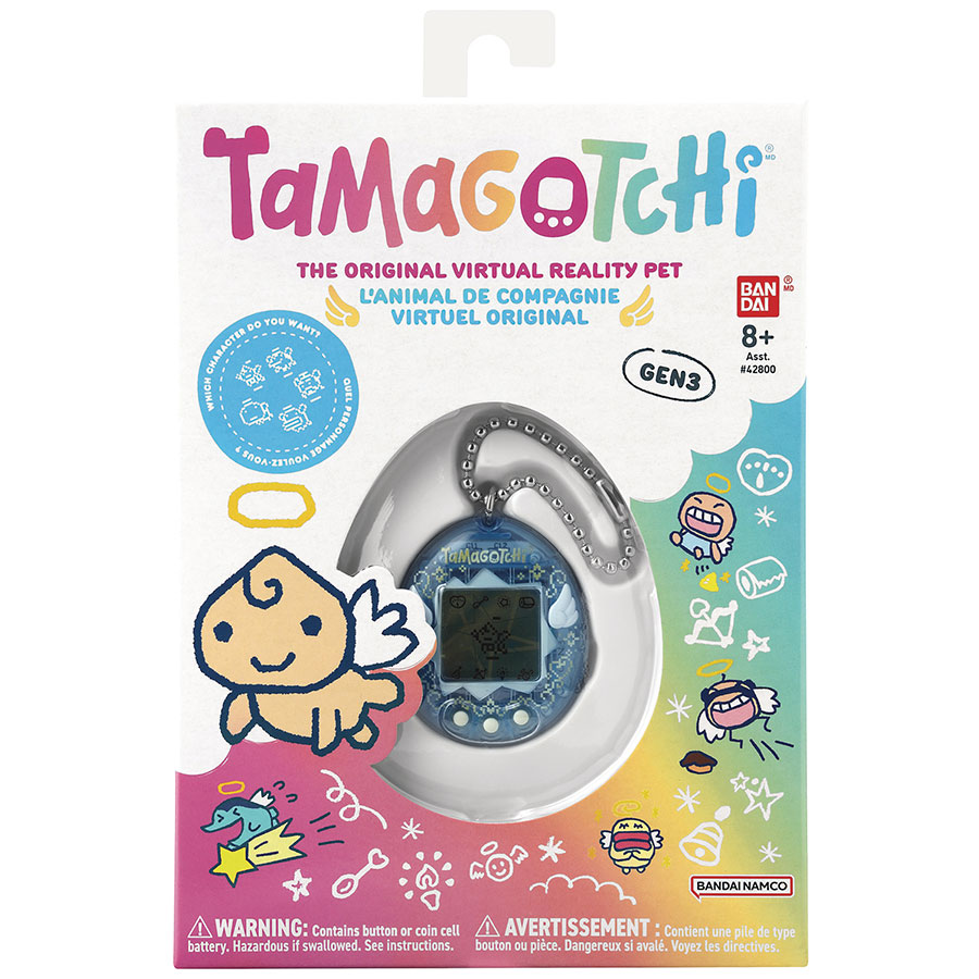 Original Tamagotchi Angel Virtual Pet - Sky Shell