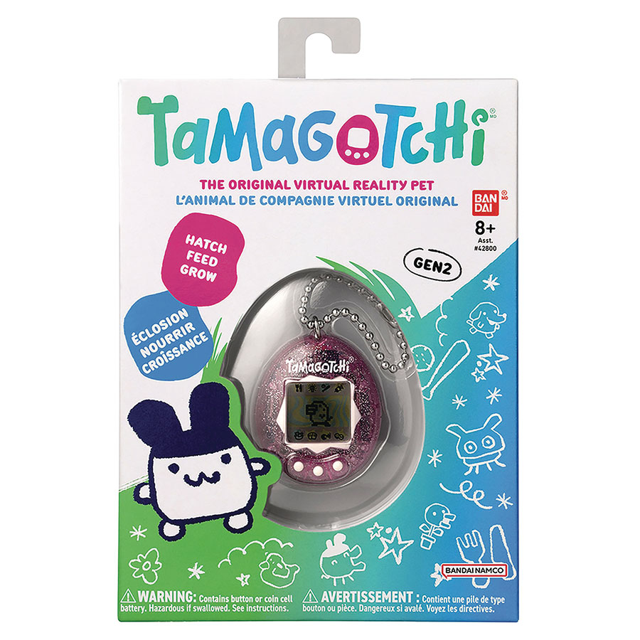 Original Tamagotchi Generation 2 - Pink Glitter