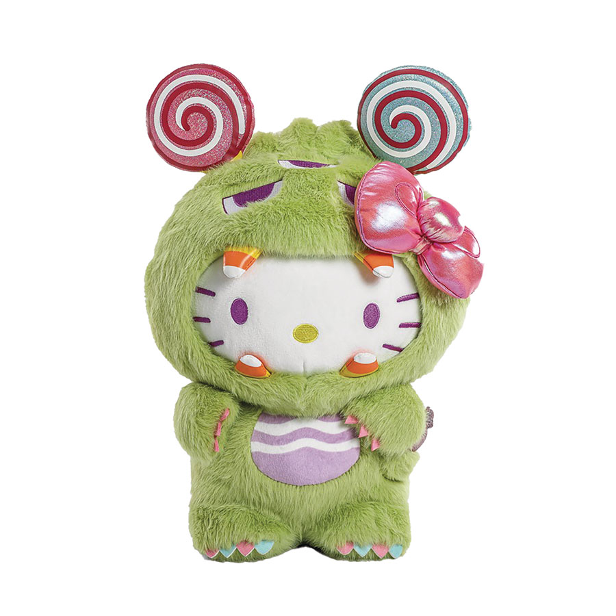 Hello Kitty Sweet Kaiju Green Plush