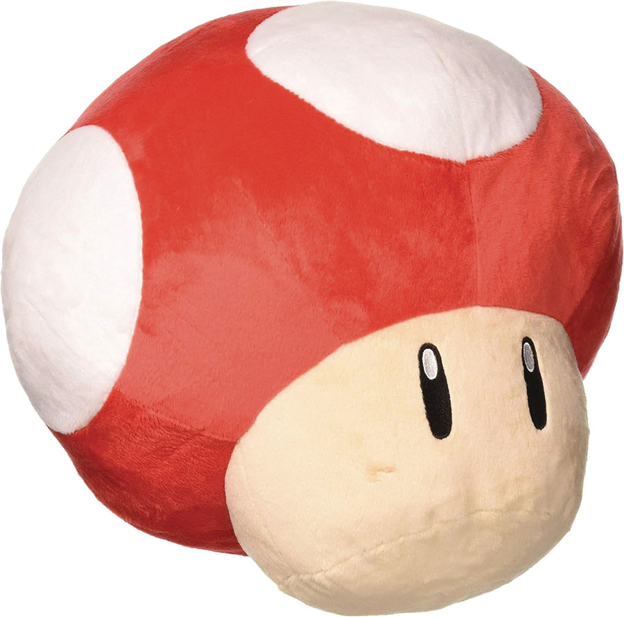 Super Mario Bros Super Mushroom Pillow