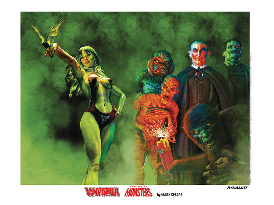 Vampirella Mark Spears Monsters Lithograph Signed Edition