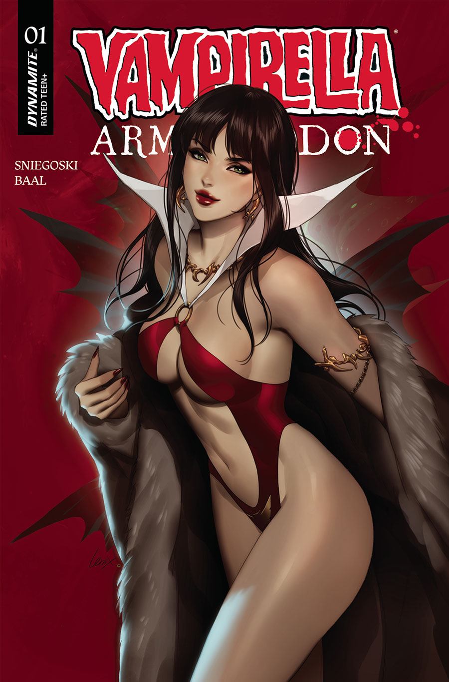 Vampirella Armageddon #1 Cover N Incentive Lesley Leirix Li Foil Cover