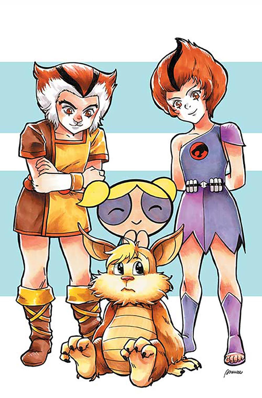 Thundercats Powerpuff Girls #2 Cover H Incentive Saowee Virgin Cover