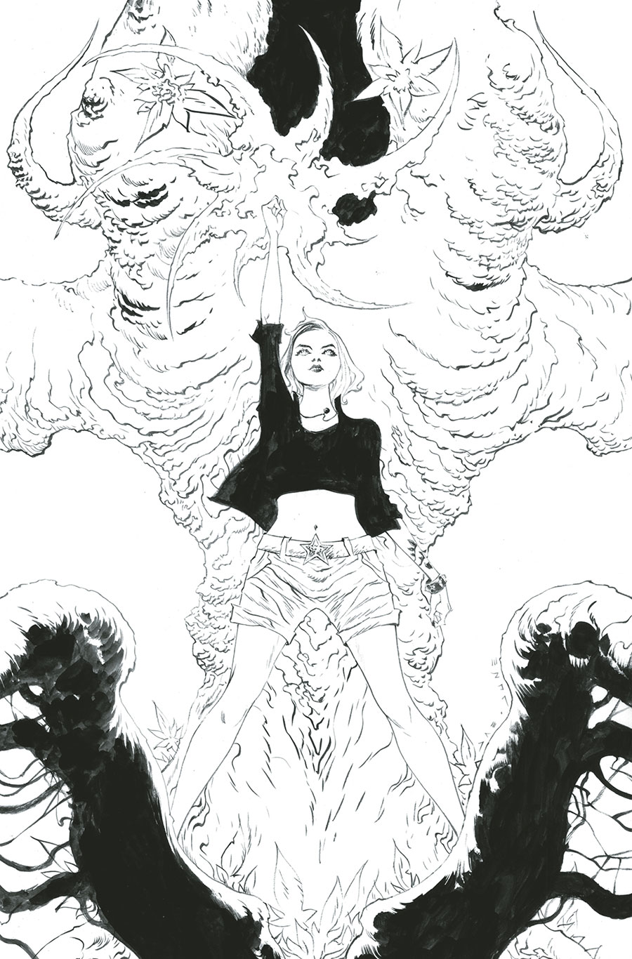 Captain Planet And The Planeteers Vol 2 #4 Cover I Incentive Jae Lee Line Art Virgin Cover
