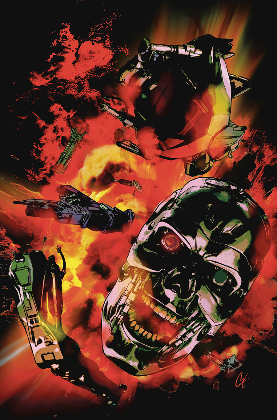 Terminator Vol 4 #10 Cover G Incentive Cat Staggs Virgin Cover