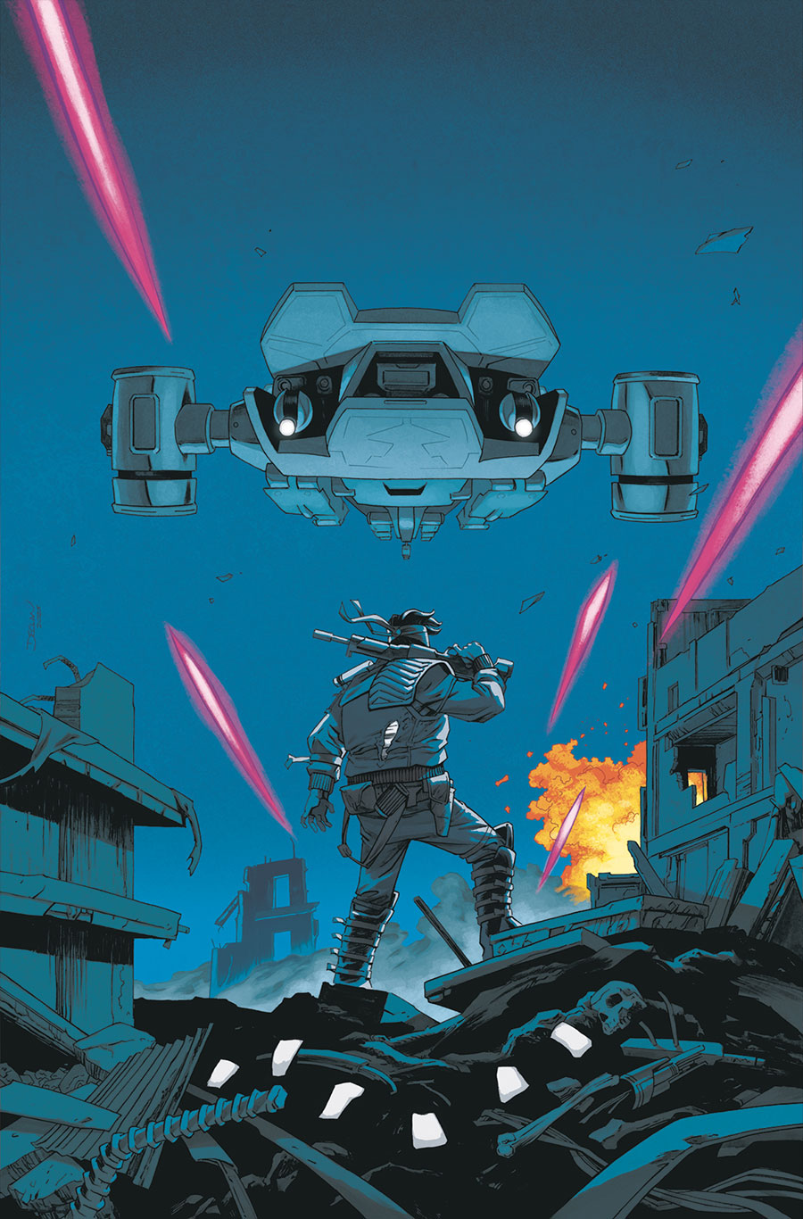 Terminator Vol 4 #10 Cover K Incentive Declan Shalvey Virgin Cover