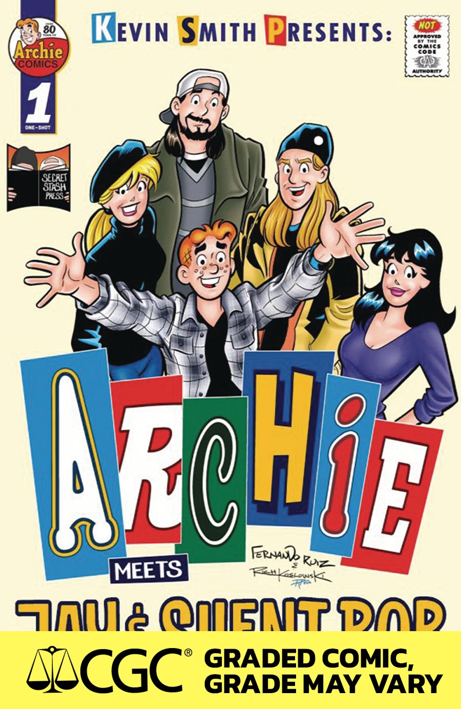 Archie Meets Jay & Silent Bob #1 (One Shot) Cover K CGC Graded 9.6 Or Higher