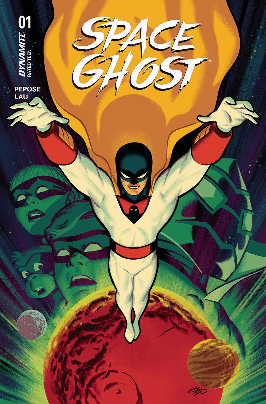Space Ghost Vol 5 #1 Cover H Variant Michael Cho Foil Cover
