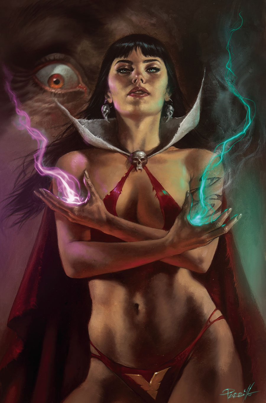 Vampirella Vol 9 #5 Cover F Dynamite Metal Premium Lucio Parrillo Cover