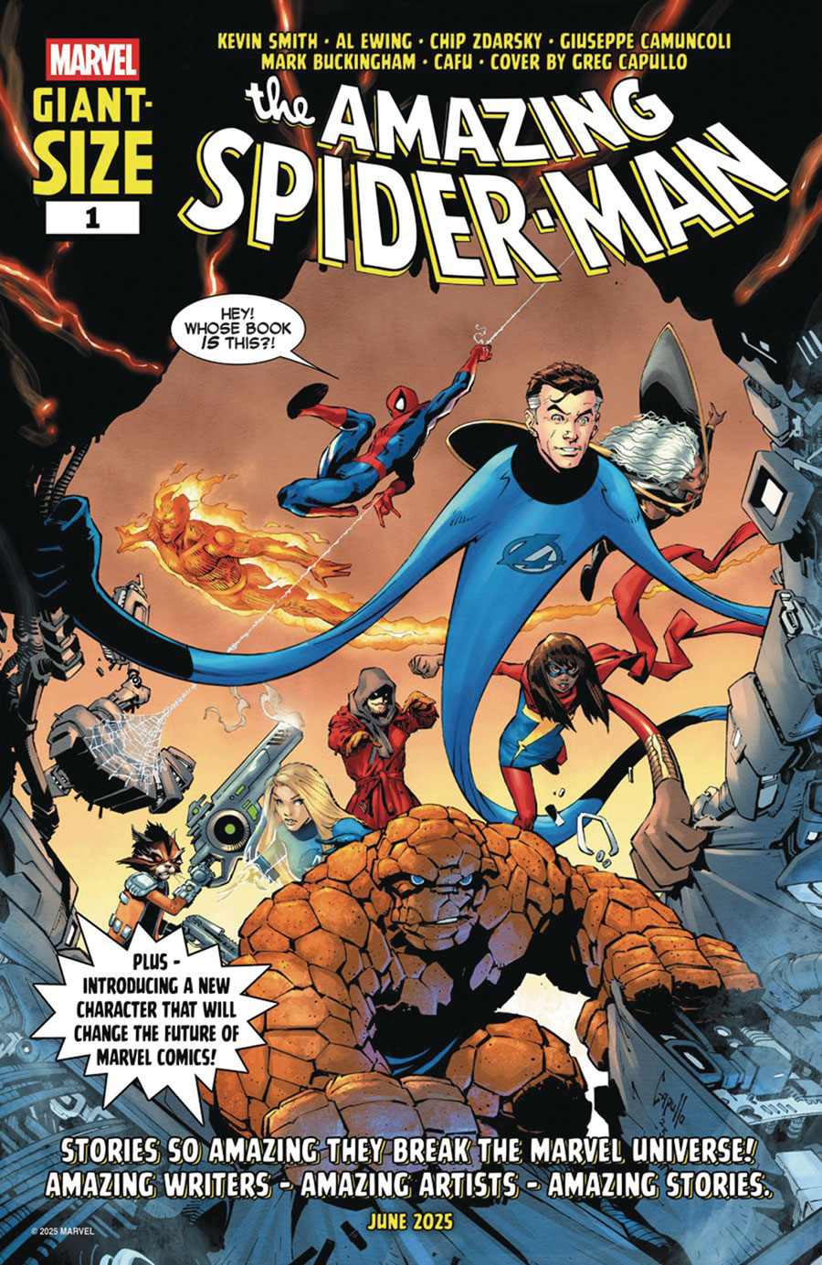 Giant-Size Amazing Spider-Man #1 (One Shot) Cover E DF Signed By Greg Capullo
