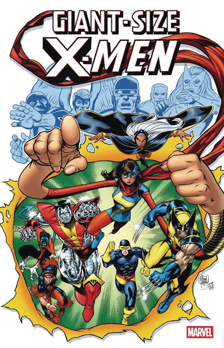 Giant-Size X-Men (2025) #1 Cover I DF Signed By Collin Kelly & Jackson Lanzing