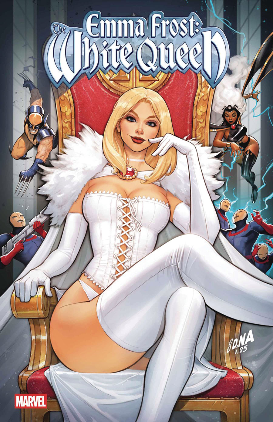 Emma Frost The White Queen #1 Cover H DF Signed By Amy Chu