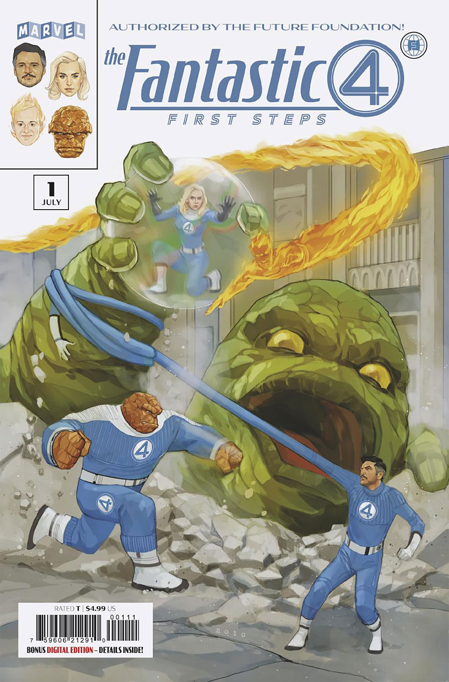 Fantastic Four First Steps #1 (One Shot) Cover A Regular Phil Noto A Movie Costumes Cover