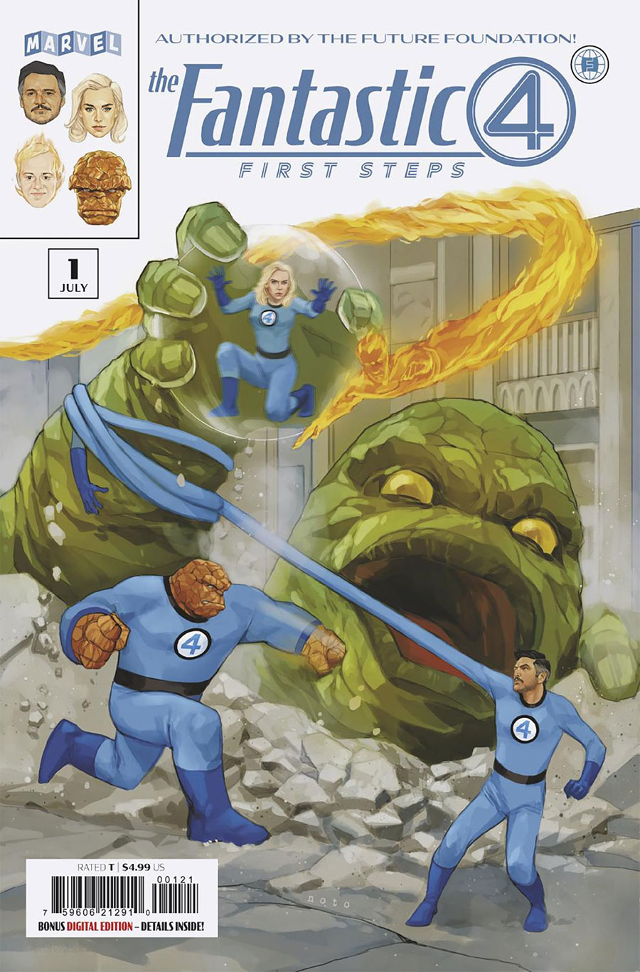 Fantastic Four First Steps #1 (One Shot) Cover B Variant Phil Noto B Classic Costumes Cover